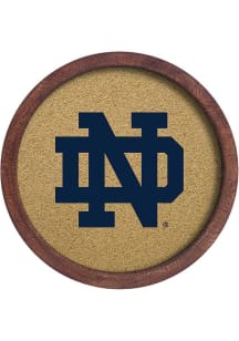 The Fan-Brand Notre Dame Fighting Irish Barrel Framed Cork Board Sign