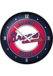 Atlanta Braves Modern Disc Wall Clock