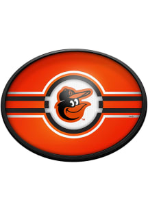The Fan-Brand Baltimore Orioles Oval Slimline Lighted Sign