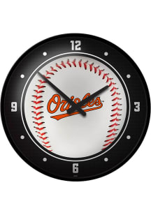 Baltimore Orioles Logo Modern Disc Wall Clock