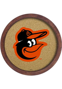 The Fan-Brand Baltimore Orioles Faux Barrel Top Corkboard Sign