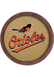 The Fan-Brand Baltimore Orioles Faux Barrel Top Corkboard Sign