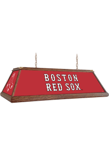 Boston Red Sox Wood Pool Table Light Red Billiard Lamp