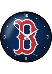 Boston Red Sox Logo Modern Disc Wall Clock