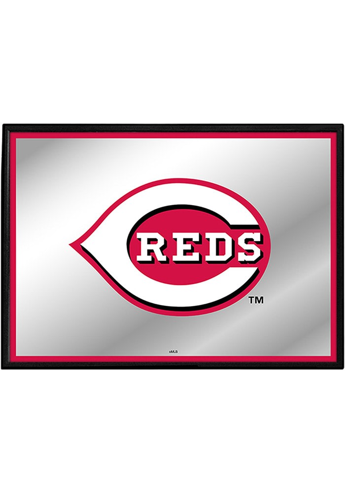 The Fan-Brand Cincinnati Reds Framed Mirrored Sign, Red, Size NA, Rally House