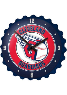 Cleveland Guardians Baseball Bottle Cap Wall Clock