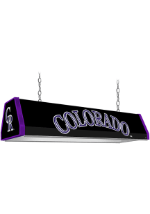Colorado Rockies Standard Pool Table Light Black Billiard Lamp