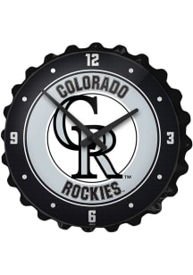 Colorado Rockies Baseball Bottle Cap Wall Clock