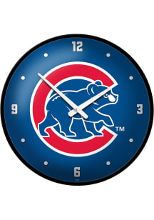 Chicago Cubs Logo Modern Disc Wall Clock