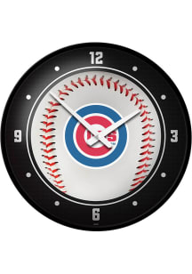 Chicago Cubs Baseball Modern Disc Wall Clock
