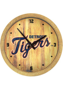 Detroit Tigers Faux Barrel Top Wall Clock
