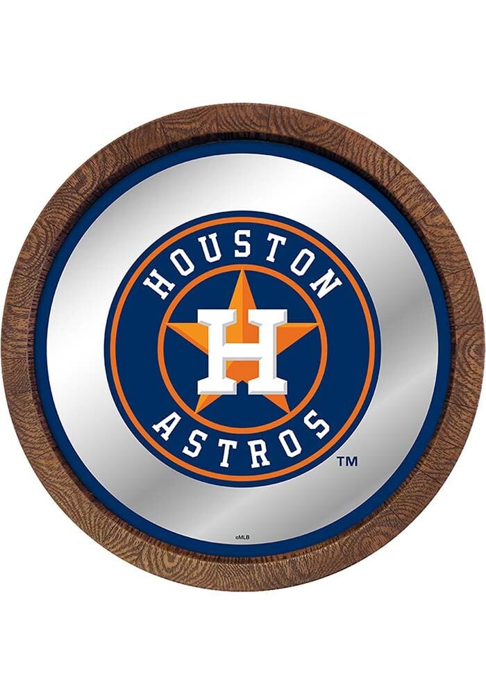 Houston Astros: Logo - Branded Faux Barrel Top Sign