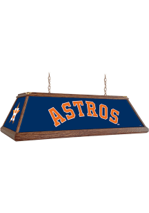 Houston Astros Wood Pool Table Light Navy Blue Billiard Lamp