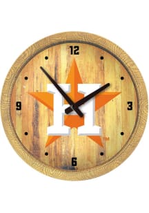 Houston Astros Faux Barrel Top Wall Clock