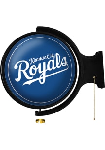 The Fan-Brand Kansas City Royals Logo Round Rotating Lighted Sign