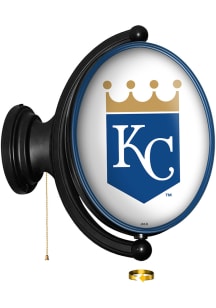 The Fan-Brand Kansas City Royals Original Oval Rotating Lighted Sign