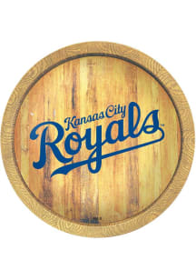The Fan-Brand Kansas City Royals Faux Barrel Top Sign