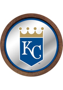 The Fan-Brand Kansas City Royals Faux Barrel Top Mirrored Sign