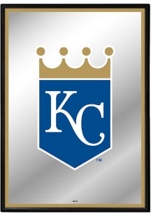 The Fan-Brand Kansas City Royals Vertical Framed Mirrored Sign