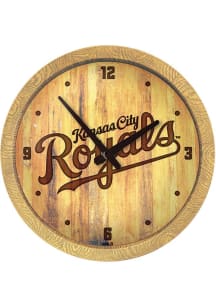 Kansas City Royals Faux Barrel Top Wall Clock