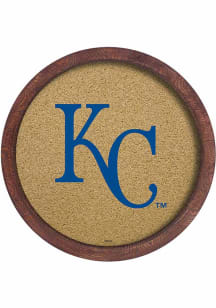 The Fan-Brand Kansas City Royals Faux Barrel Top Corkboard Sign