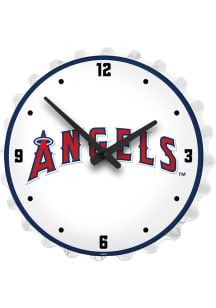 Los Angeles Angels Lighted Bottle Cap Wall Clock