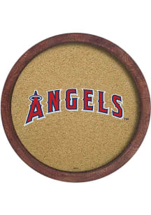 The Fan-Brand Los Angeles Angels Faux Barrel Top Corkboard Sign