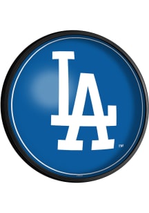 The Fan-Brand Los Angeles Dodgers Logo Round Slimline Lighted Sign