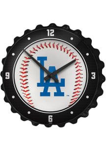 Los Angeles Dodgers Baseball Bottle Cap Wall Clock
