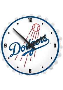 Los Angeles Dodgers Lighted Bottle Cap Wall Clock