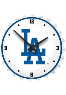 Los Angeles Dodgers Lighted Bottle Cap Wall Clock