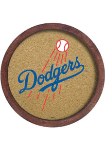 The Fan-Brand Los Angeles Dodgers Faux Barrel Top Corkboard Sign