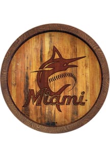 The Fan-Brand Miami Marlins Faux Barrel Top Sign