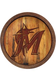 The Fan-Brand Miami Marlins Faux Barrel Top Sign