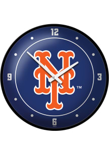 New York Mets Logo Modern Disc Wall Clock