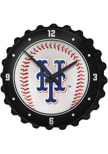 New York Mets Baseball Bottle Cap Wall Clock