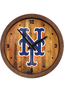 New York Mets Faux Barrel Top Wall Clock