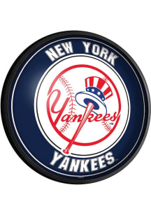 The Fan-Brand New York Yankees Round Slimline Lighted Sign