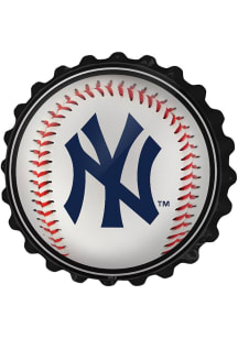 The Fan-Brand New York Yankees Baseball Bottle Cap Sign