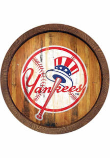 The Fan-Brand New York Yankees Faux Barrel Top Sign