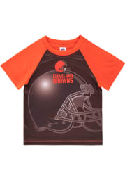 Cleveland Browns Infant Champs Short Sleeve T-Shirt Brown