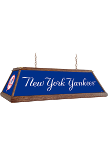 New York Yankees Wood Pool Table Light Blue Billiard Lamp