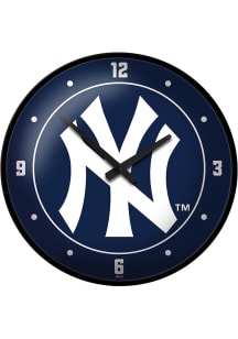 New York Yankees Logo Modern Disc Wall Clock