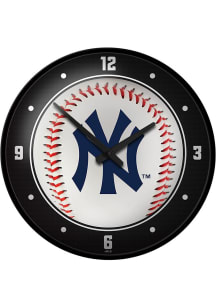 New York Yankees Baseball Modern Disc Wall Clock