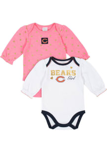 Chicago Bears Baby Pink Fan Girl Set One Piece