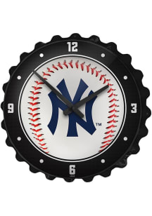 New York Yankees Baseball Bottle Cap Wall Clock