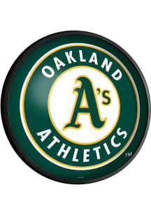 The Fan-Brand Oakland Athletics Round Slimline Lighted Sign
