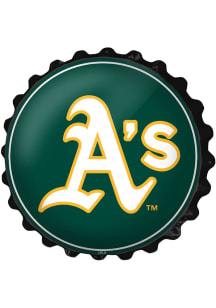 The Fan-Brand Oakland Athletics Logo Bottle Cap Sign