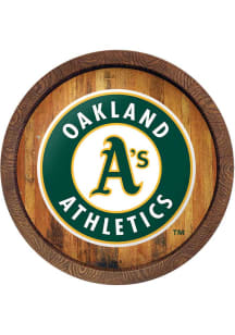 The Fan-Brand Oakland Athletics Faux Barrel Top Sign