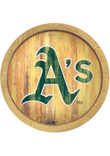 The Fan-Brand Oakland Athletics Faux Barrel Top Sign